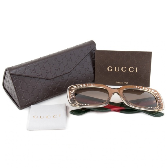Gucci Oversized Square Frame Sunglasses EUC - Picture 3 of 7
